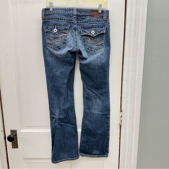 Big Star Remy thick stitch boot cut denim jeans women's 26R 26 regular - Picture 1 of 8